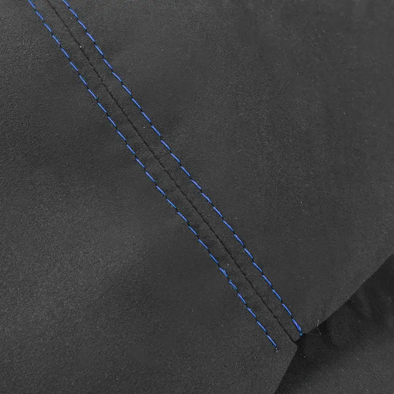 Cubre Reposabrazos Puerta VW Golf 5 MK5 Jetta Bora 2005-2010 Ante Negro Azul 4 Puertas - imagen 3