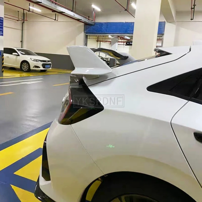 Alerón trasero ABS sin pintar Tipo R para Honda Civic Hatchback 2017-2020 - imagen 5