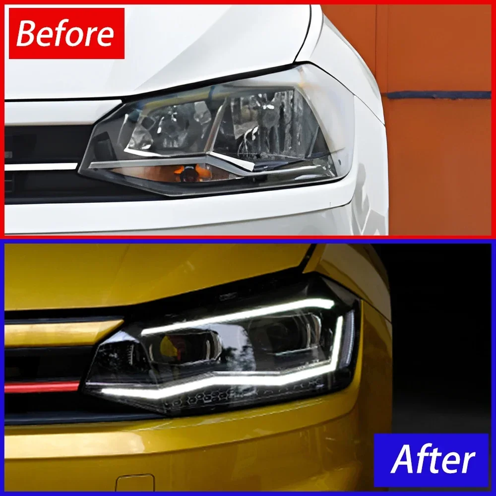 Faros LED delanter VW Polo 2019-2024 – Proyector dual - imagen 3