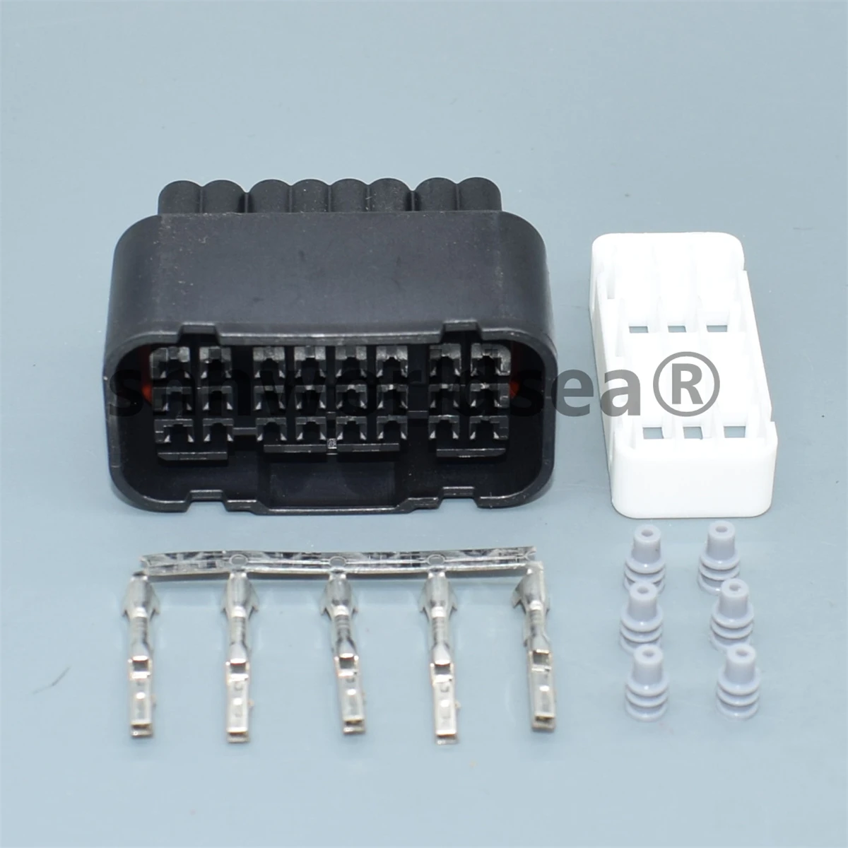 Conector automotriz 24 pines con terminales – cable 1,5mm - imagen 3