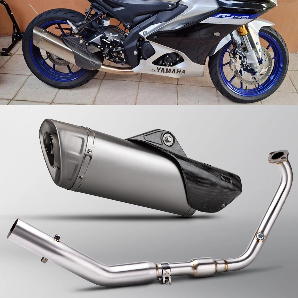 Colector Escape Yamaha MT-15 Acero Inoxidable 2017-2024