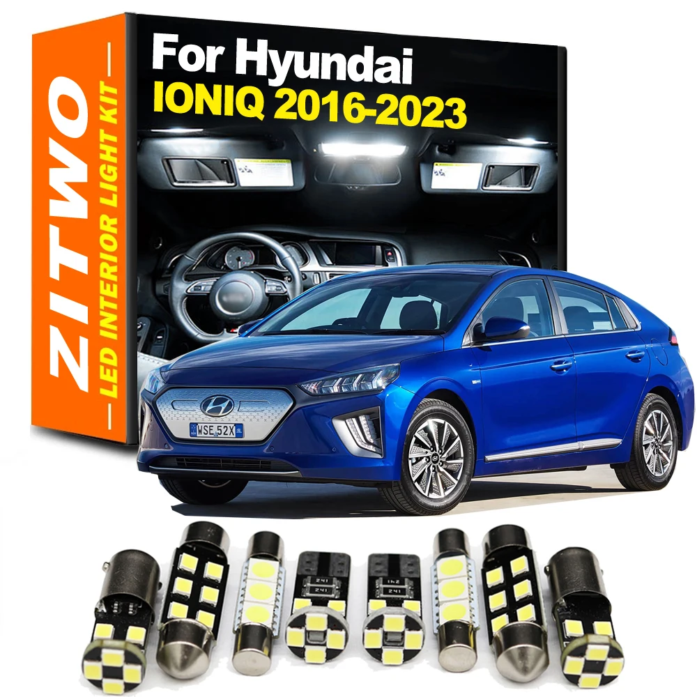 Kit bombillas LED interior y matrícula Hyundai Ioniq EV 2016-2023