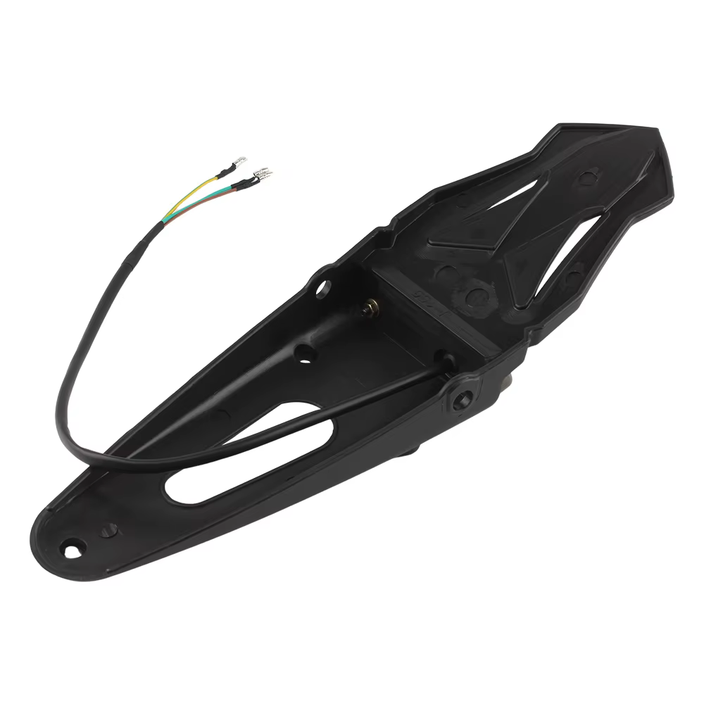 Guardabarros trasero universal para moto con luz de freno 12V enduro - imagen 3