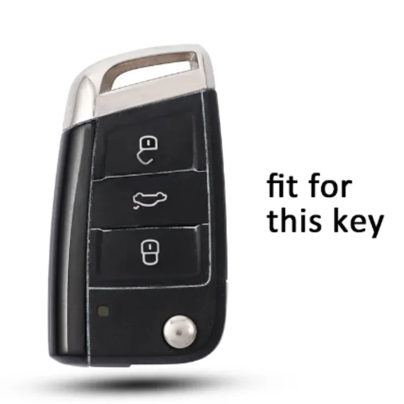 Funda de llave TPU efecto carbono para VW, SEAT y Skoda - imagen 2