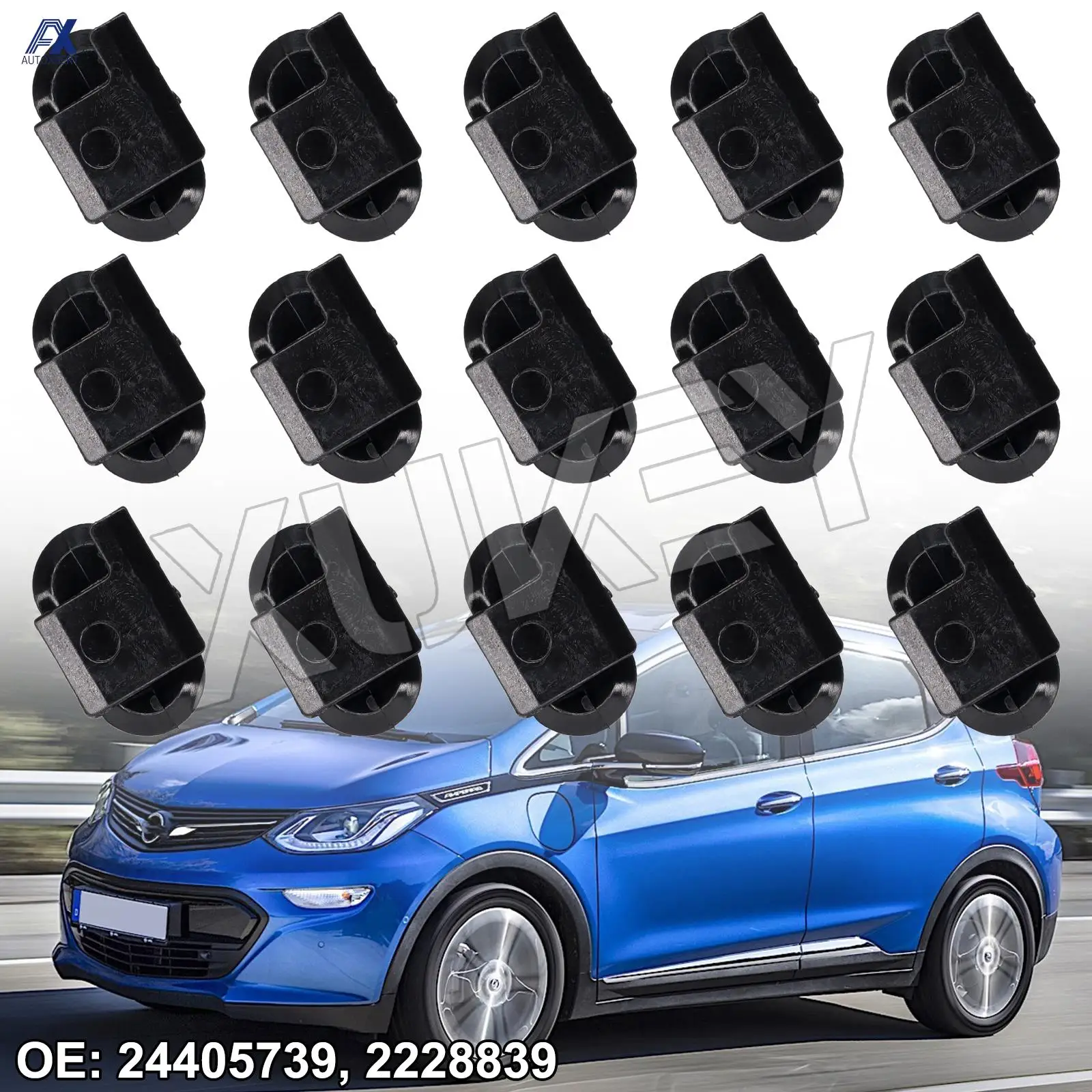 Clip fijación pilares maletero Opel Corsa Adam Zafira