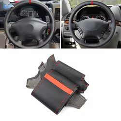Funda de volante de cuero para Mercedes Vito, Viano, Sprinter y Crafter