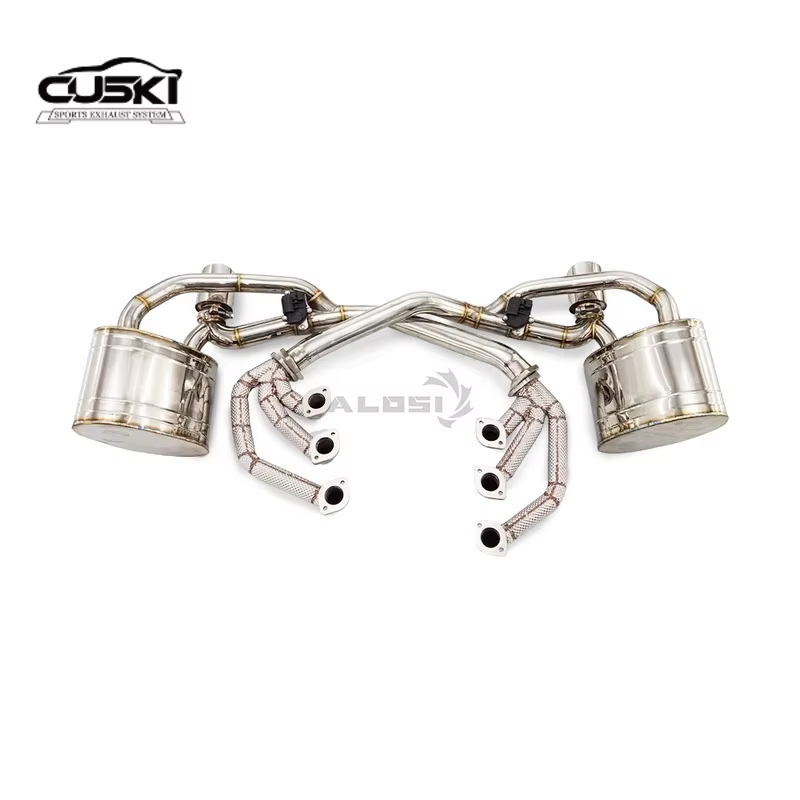Escape trasero y colector inox para Porsche 911 993 3.6 - imagen 3