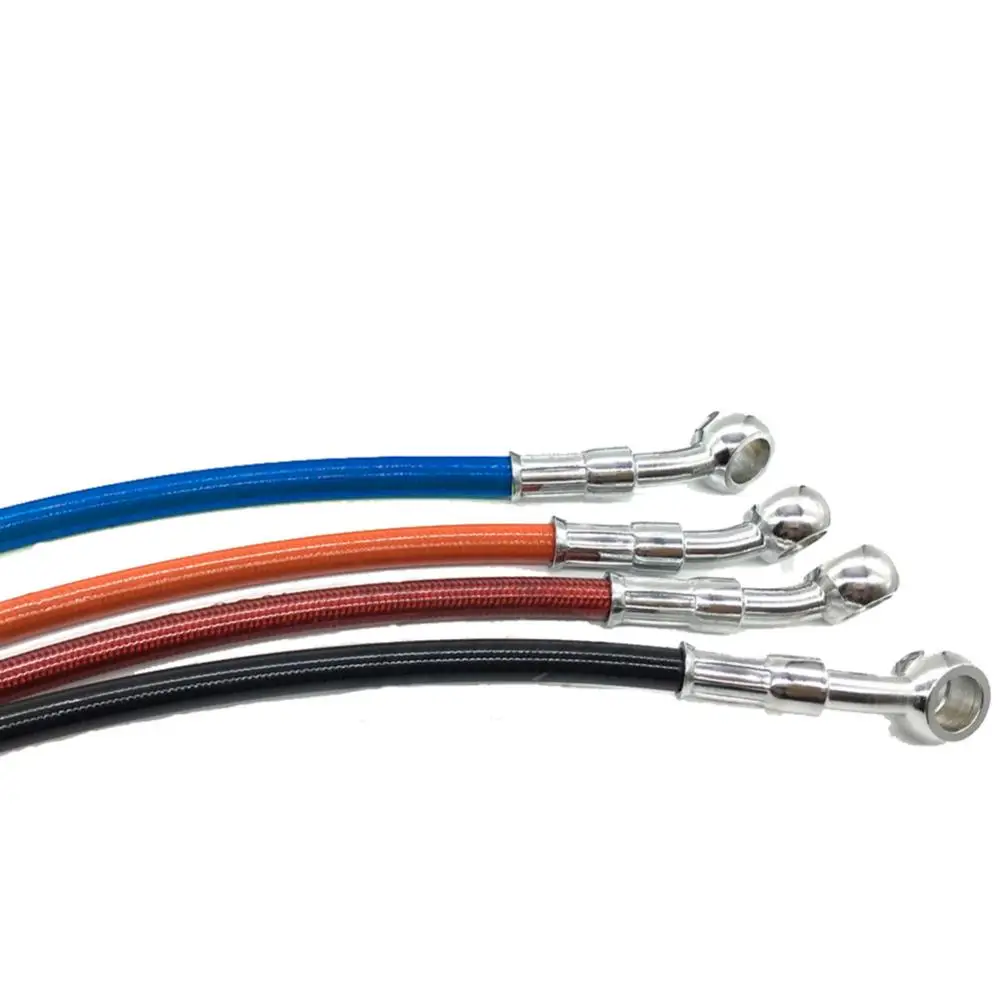 Latiguillo de freno trenzado para moto con racor Banjo universal - imagen 2