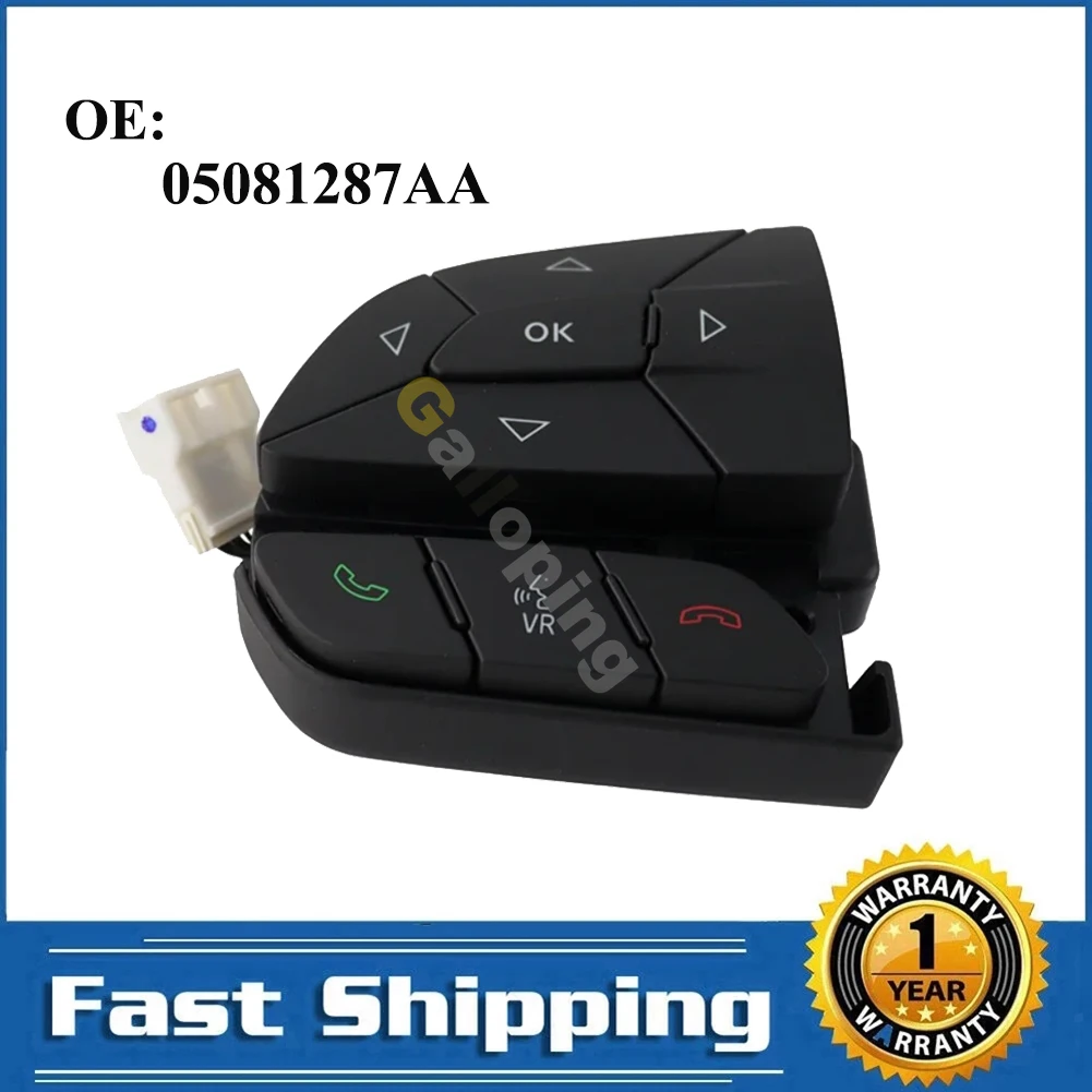 Mando de audio 05081287AA para Dodge Challenger/Charger y Jeep Cherokee