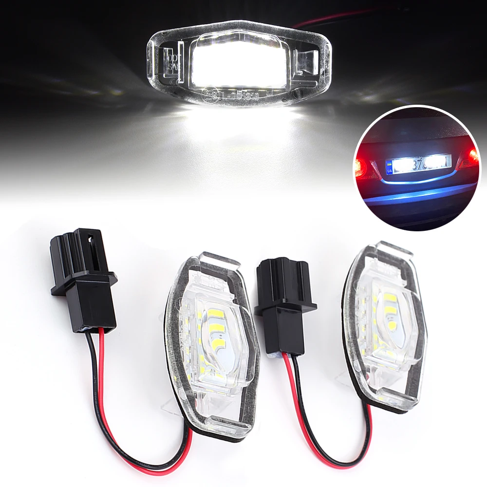 Lámparas LED para matrícula Honda Civic, luz blanca 6000 K - imagen 3