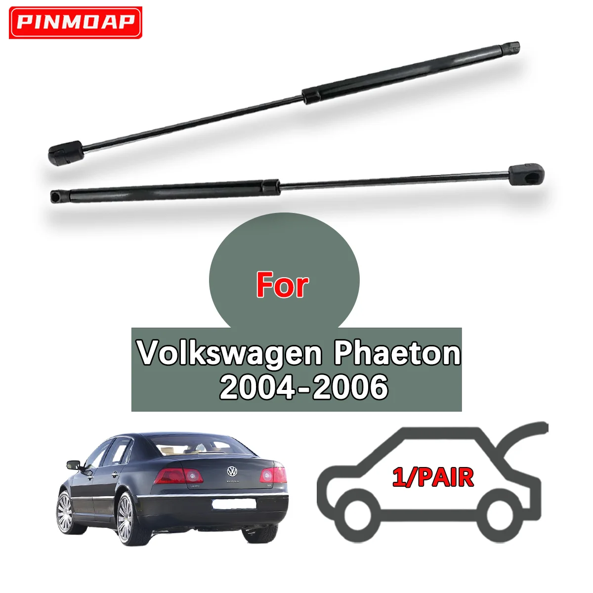 3D5827550B Soporte de maletero gas – VW Phaeton 2004-2006