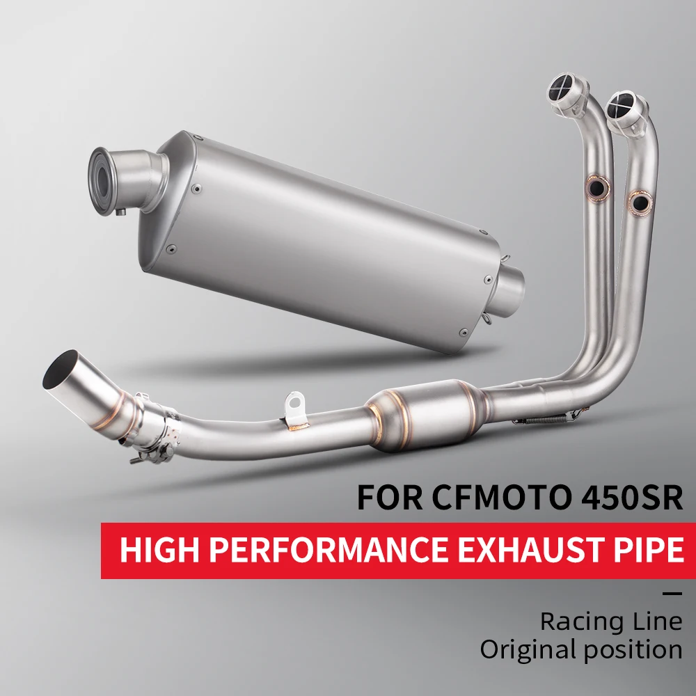 Tubo conexión escape CFMOTO 450SR-S diámetro 51 mm