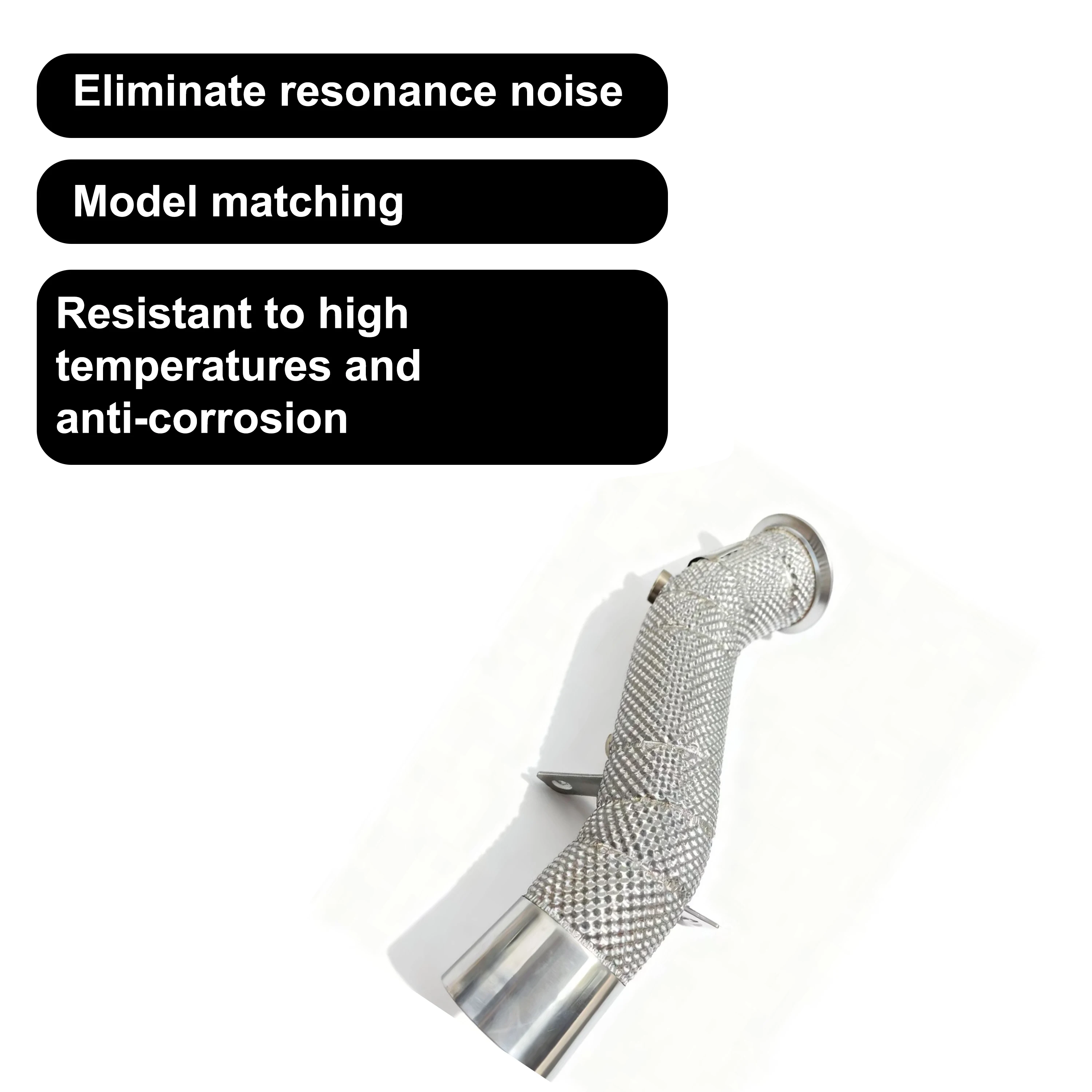 Tubo de escape de alto flujo ACE para BMW X4 y X5 F15, acero inoxidable - imagen 4