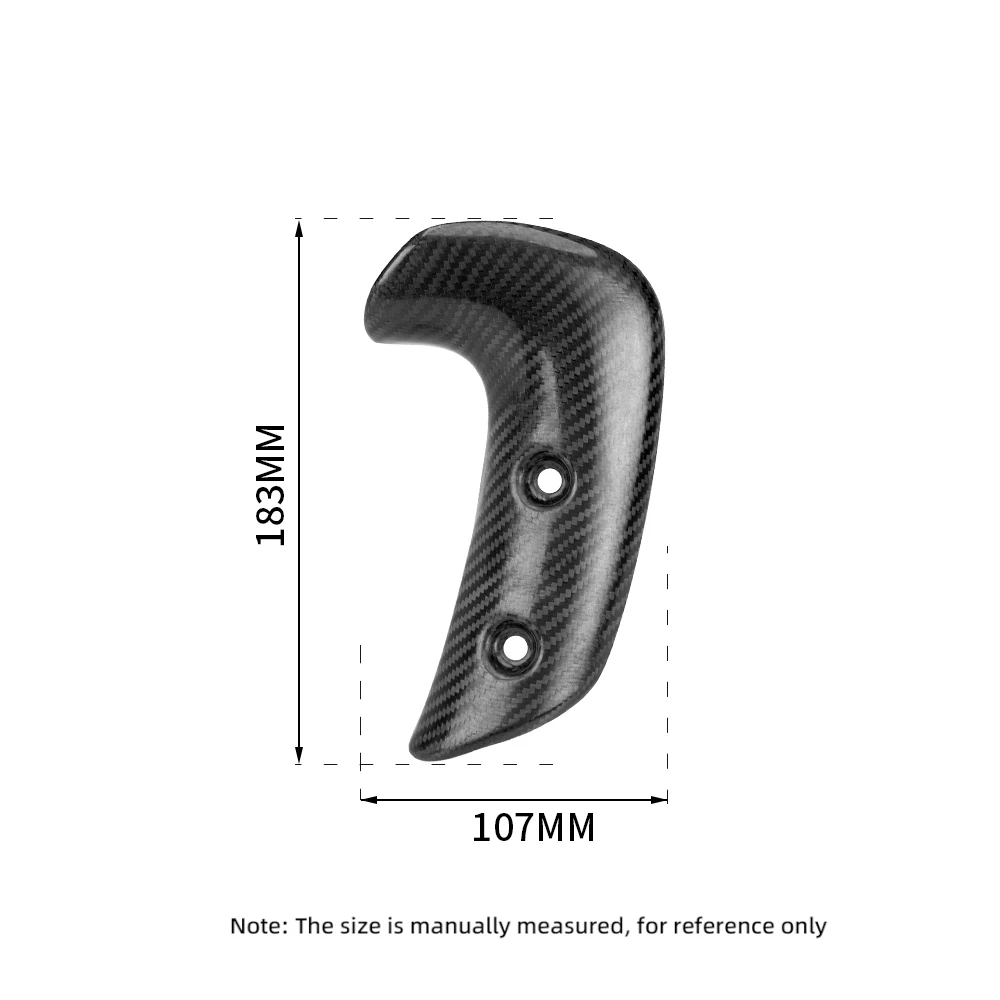 Placa protectora de fibra de carbono para Triumph Rocket 3 R - imagen 3