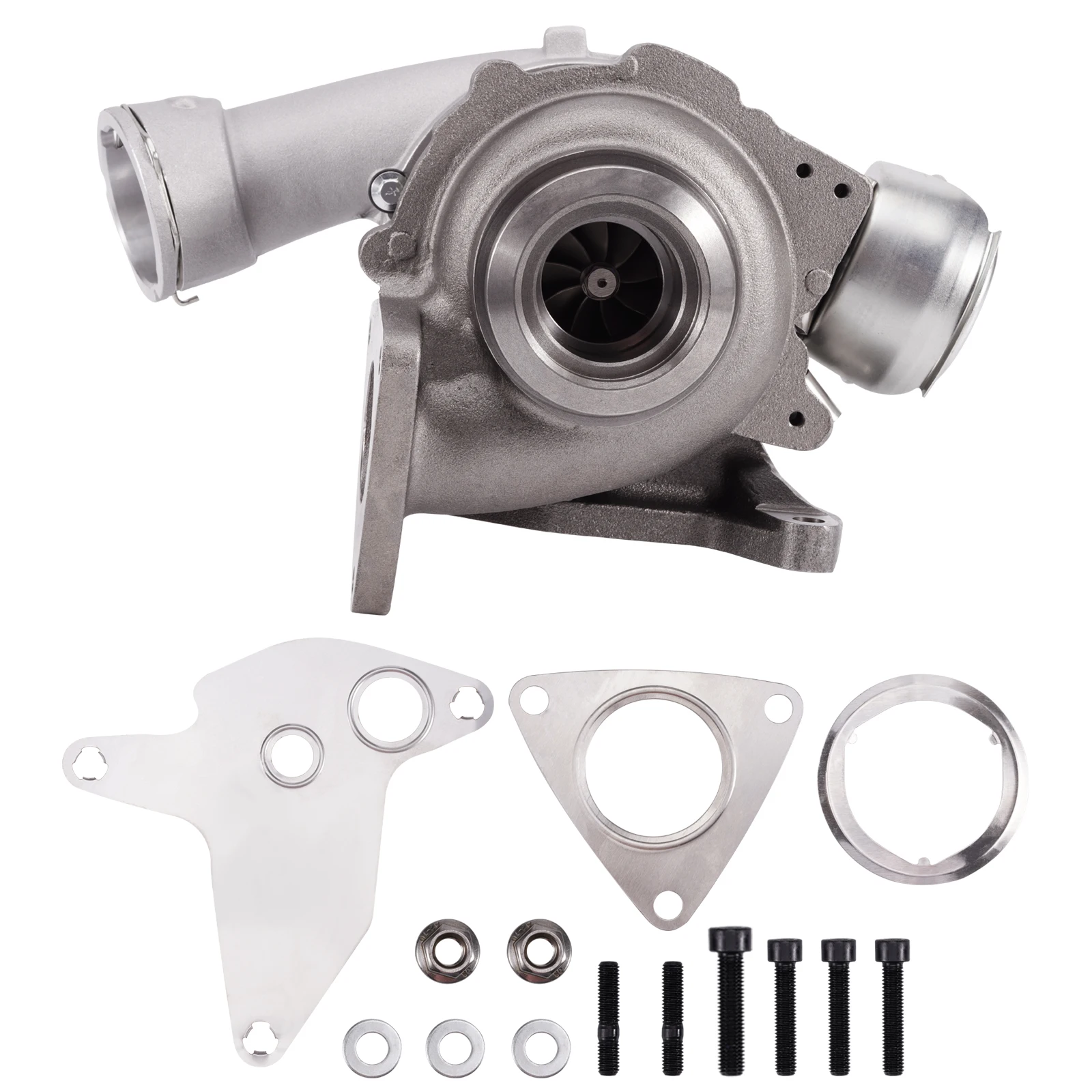 Detalle del conjunto de turbina y carcasa