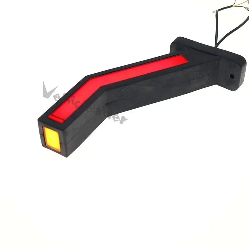2 uds LED neón tallo luz de posición lateral 12V 24V camión remolque indicador de advertencia lámpara de posición Universal impermeable ámbar rojo blanco - imagen 2