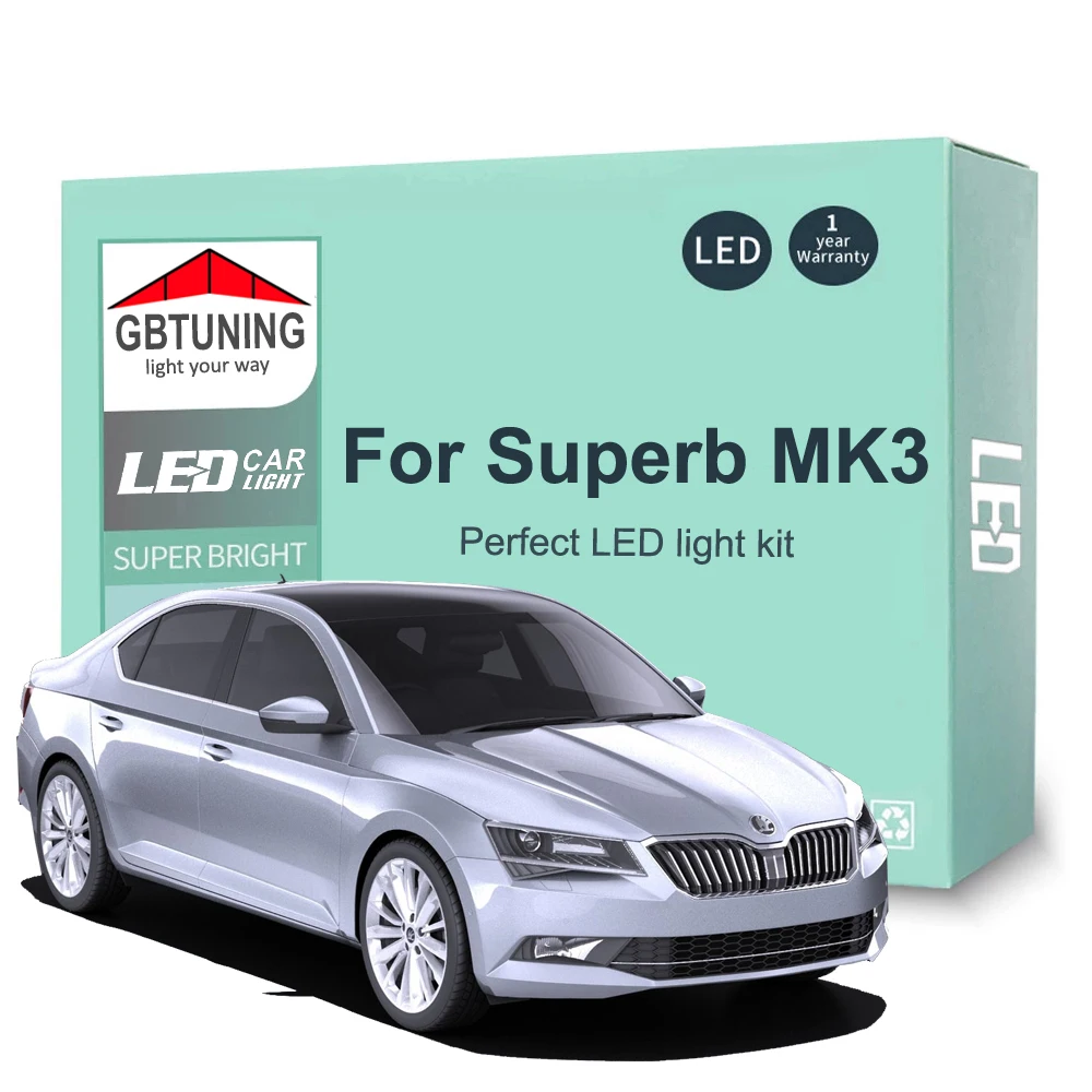 Kit bombillas LED Canbus interior y maletero – Skoda Superb III