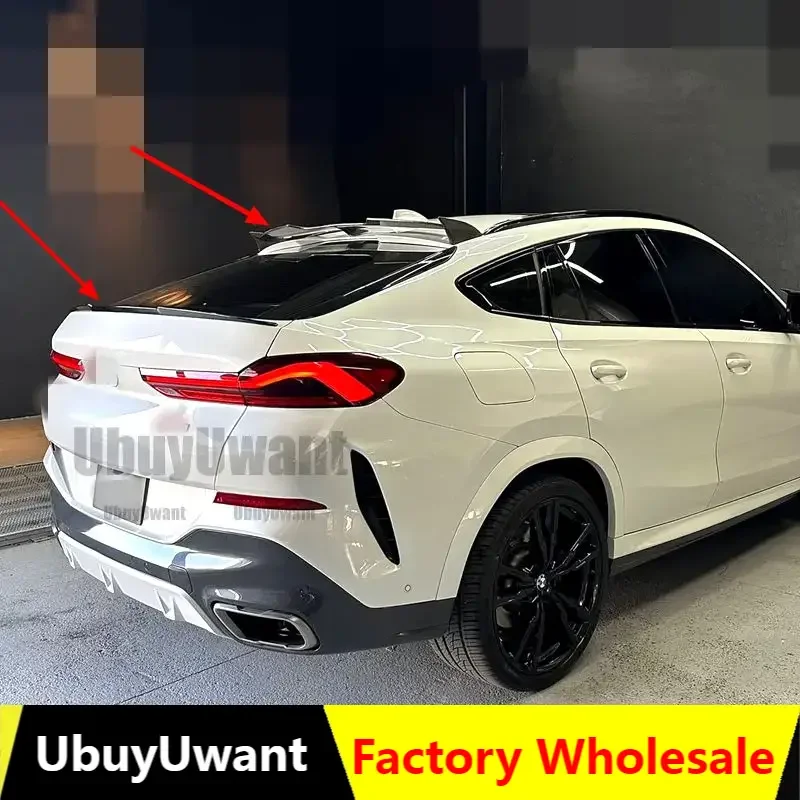 Fibra de carbono Real coche maletero trasero para BMW G06 X6 2019-2022