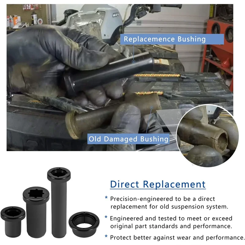 Kit suspensión trasera Polaris Sportsman 500 400 700 – especificadores buje brazos - imagen 4