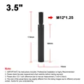 3.5inch and M12X1.25