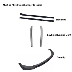 Kit labio delantero con luz diurna LED Honda Civic FC450 16-19