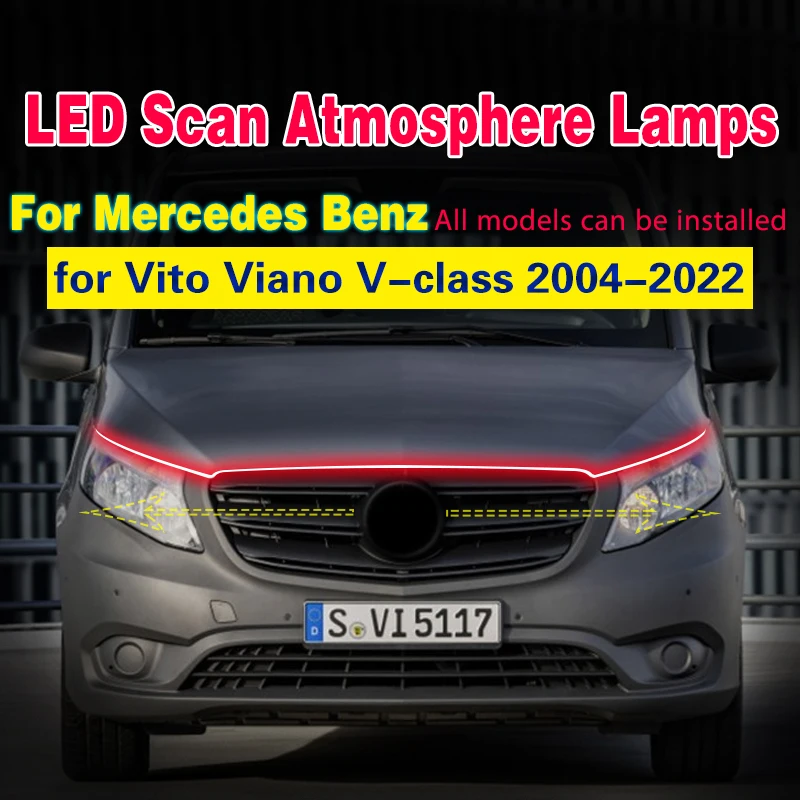 DRL LED Mercedes-Benz impermeable para Vito Viano V-Class 12V