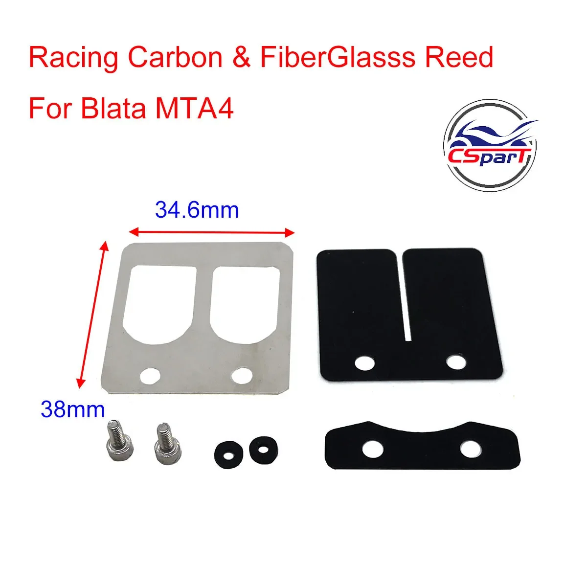 Cárter de fibra de carbono Blata B1 MT A4 – Mini Moto 39cc - imagen 4