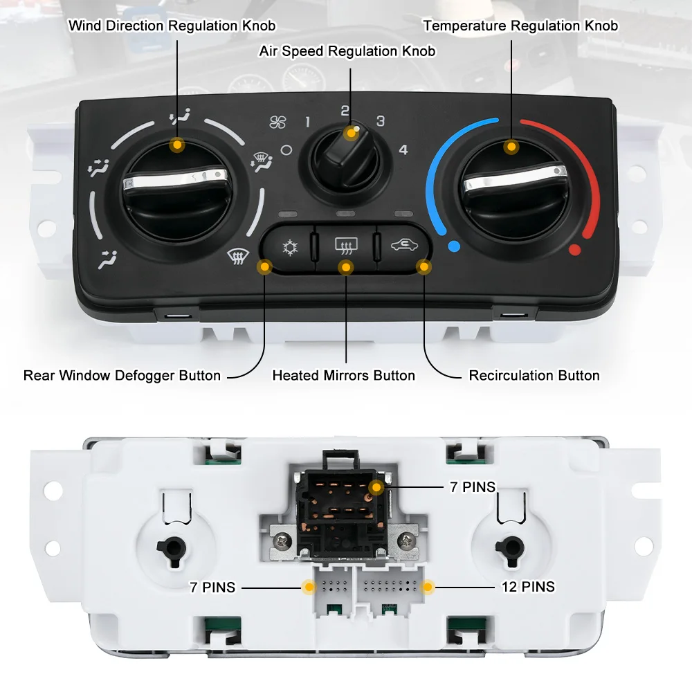 Módulo control clima HVAC 599-141 Chevy Cobalt Pontiac G5 2010 - imagen 5