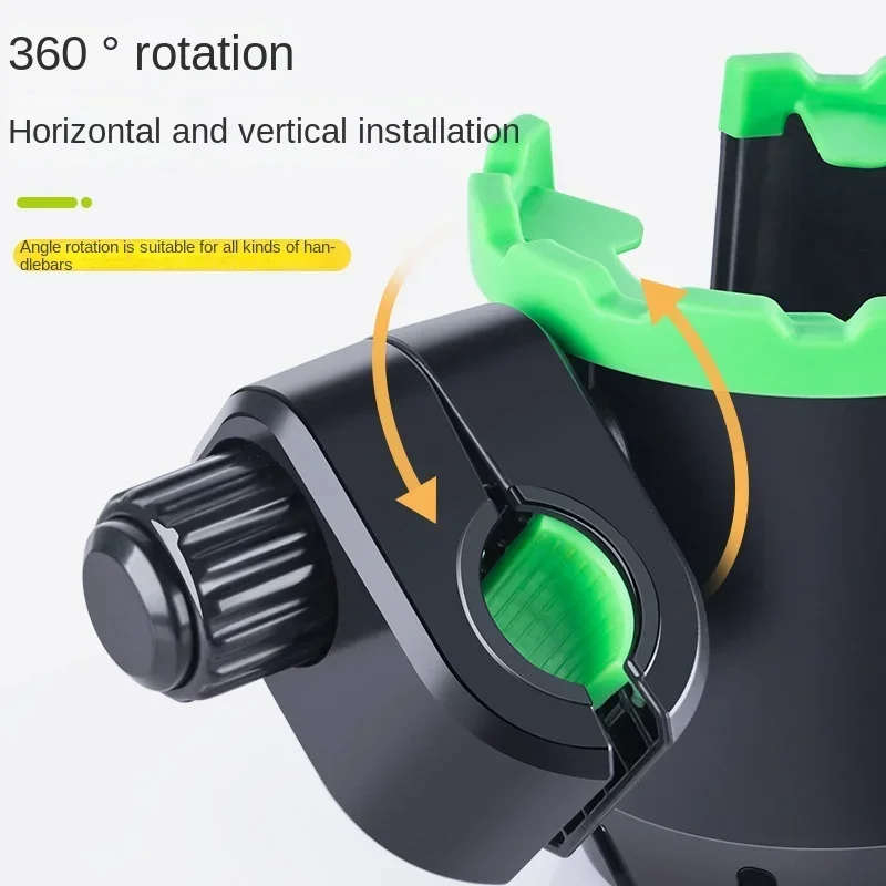 Portabidón bicicleta de montaña con soporte teléfono y portavasos - imagen 3