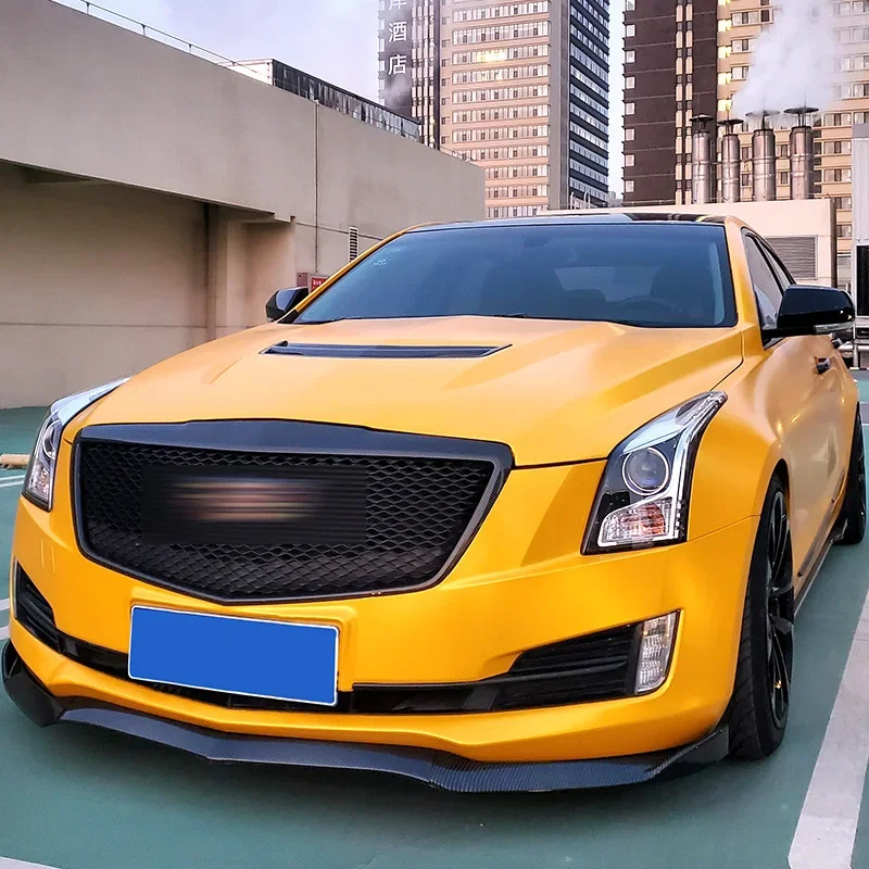 Kit aerodinámico Cadillac ATS 2015-2016 alerón carbono y labio divisor - imagen 2