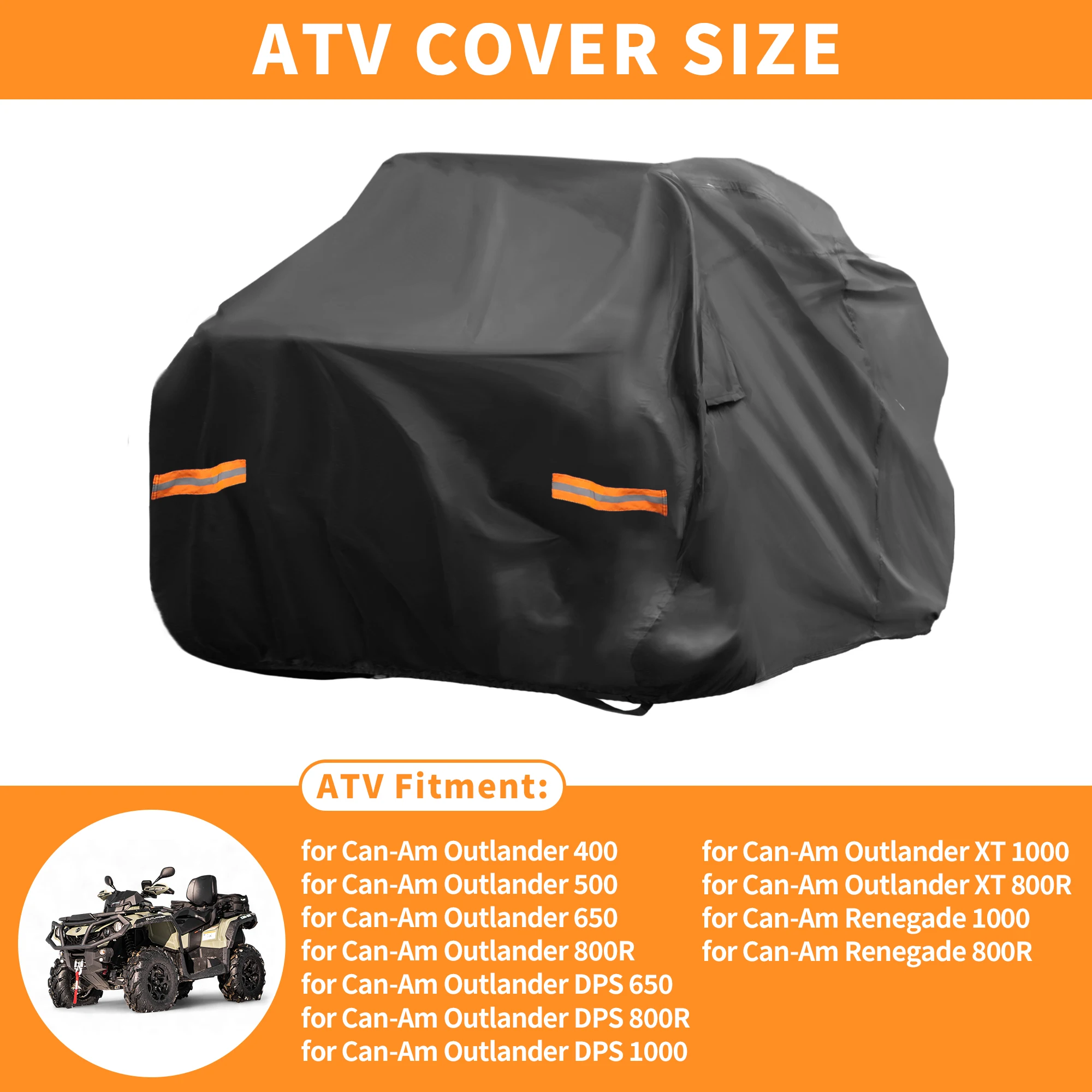 Funda para quad UXCELL compatible con Can-Am Outlander 400–1000 - imagen 3