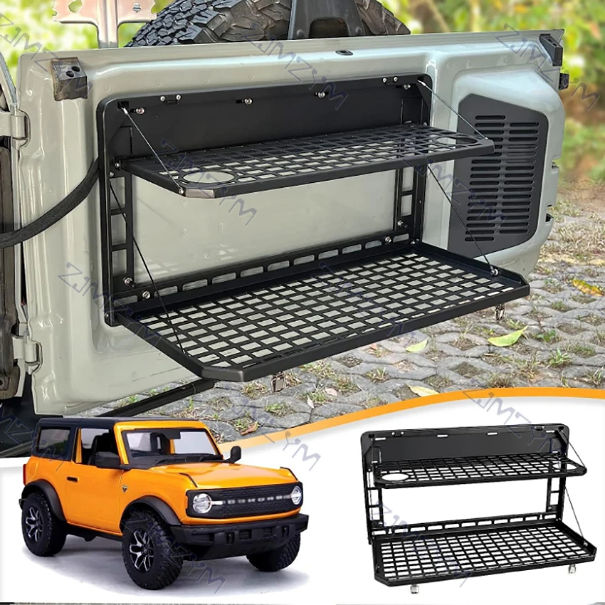 Estante trasero 2 niveles plegable para Ford Bronco 2021-2023 - imagen 4
