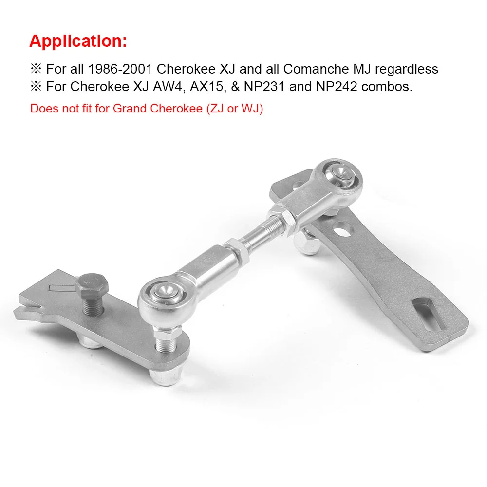 Kit conexión caja de transferencia inox – Jeep Cherokee XJ/Comanche MJ - imagen 4