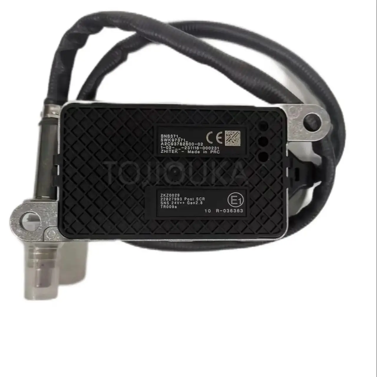 Detalle del conector del sensor NOx