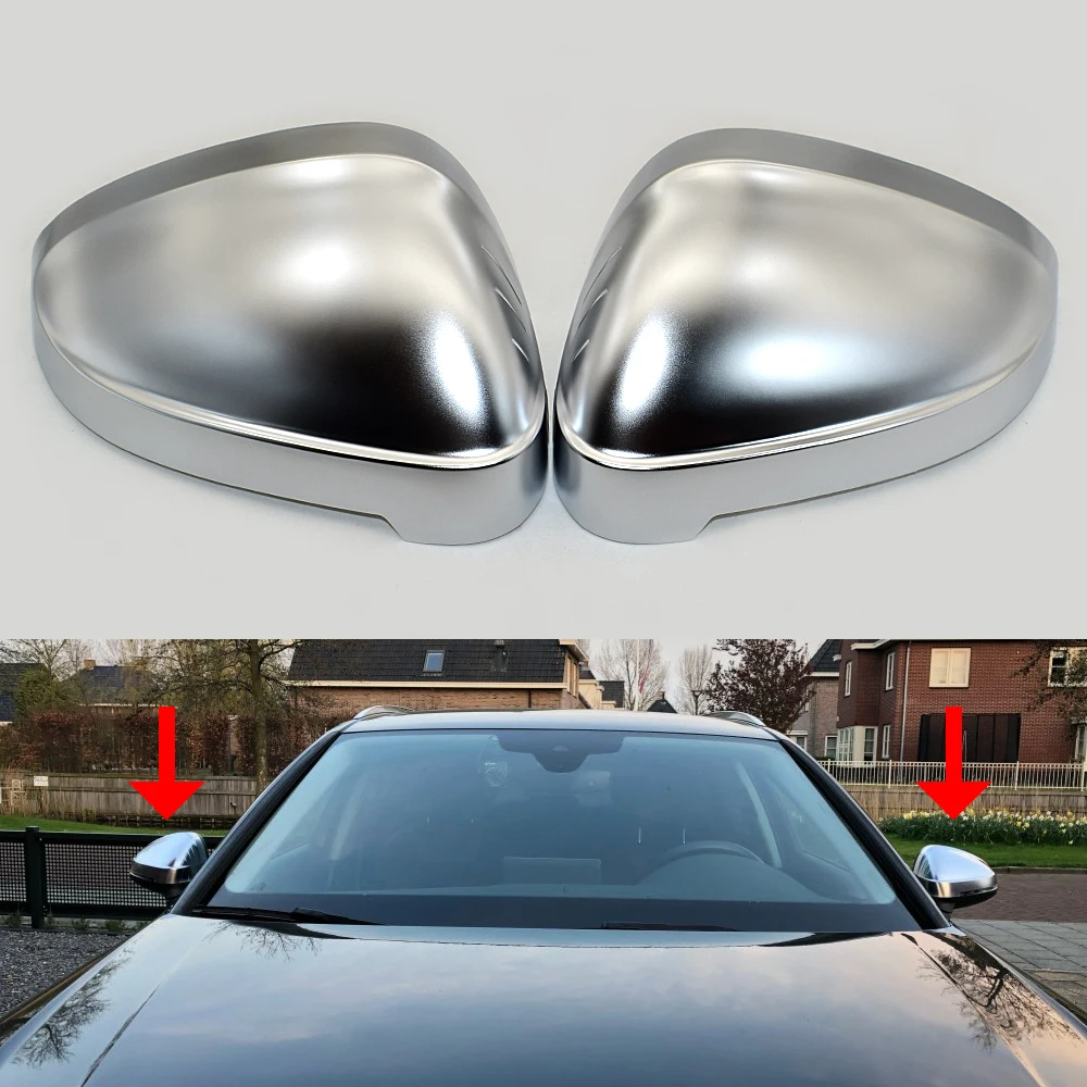 Carcasas de retrovisor cromado mate Audi A4/A5 B9 S4/S5 - imagen 4