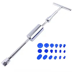 Kit extractor de abolladuras con martillo deslizante y pegamento