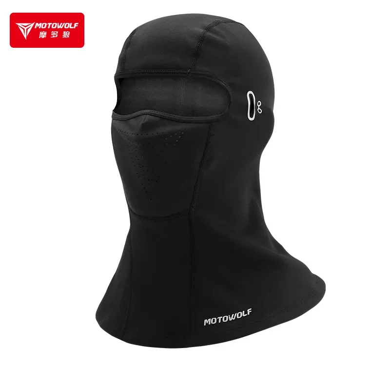 Pasamontañas térmico para moto con forro polar cortaviento - imagen 2