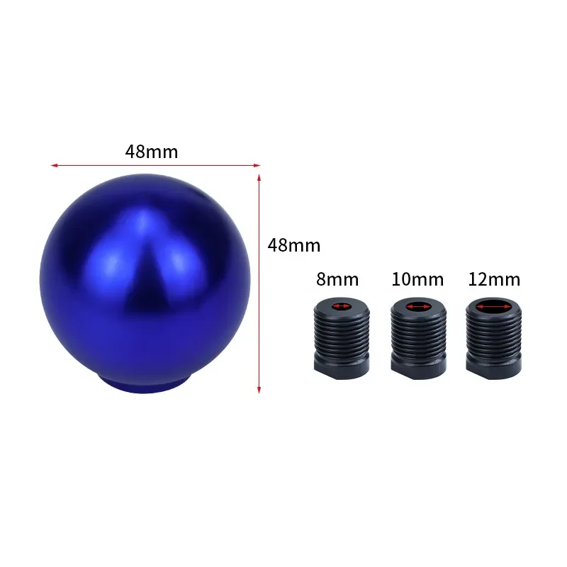 Perilla de cambio bola de aluminio para transmisión manual universal - imagen 2