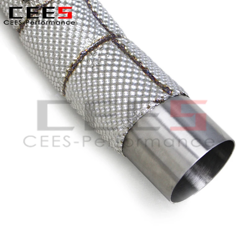 Tubo de escape cees con catalizador para Maserati Quattroporte 3,0 T 2013+ SUS304 sistema de escape de coche de bajante catted de alto flujo - imagen 5