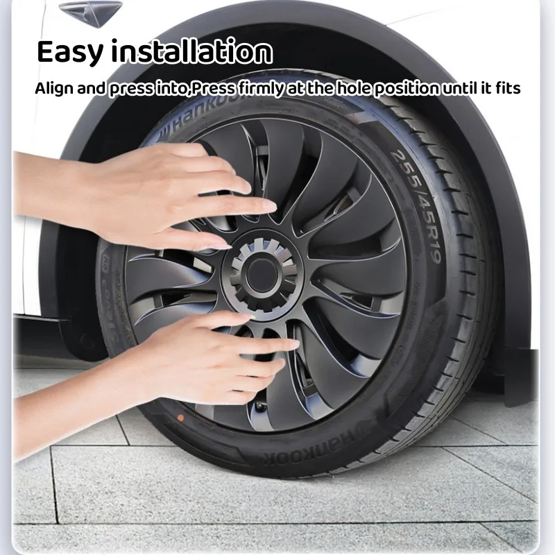 Tapas de rueda para Tesla Model Y 19 pulgadas - imagen 4