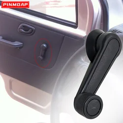 Manivela elevador de ventana ABS negra para coche