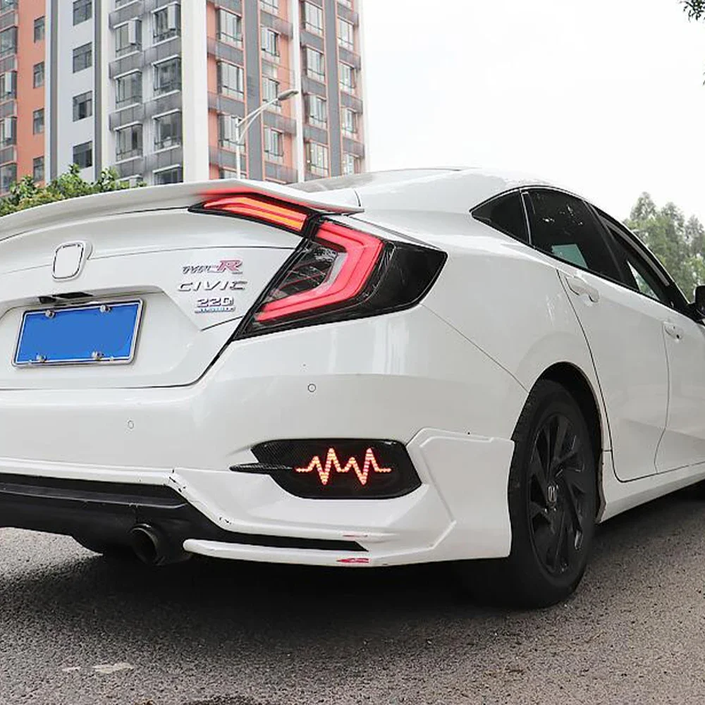 Pilotos traseros LED con señal dinámica para Honda Civic 10ª gen - imagen 5