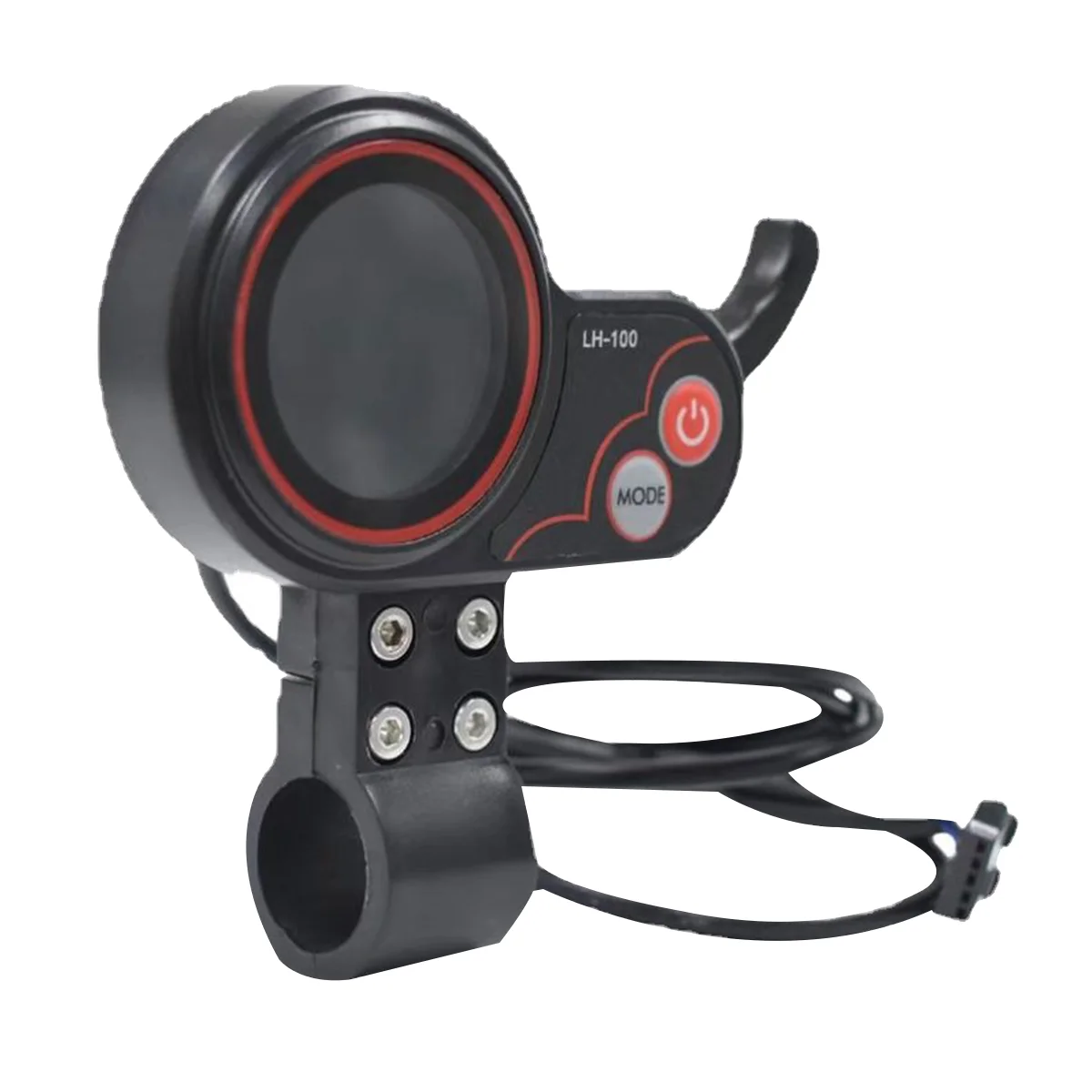 Vista lateral del medidor