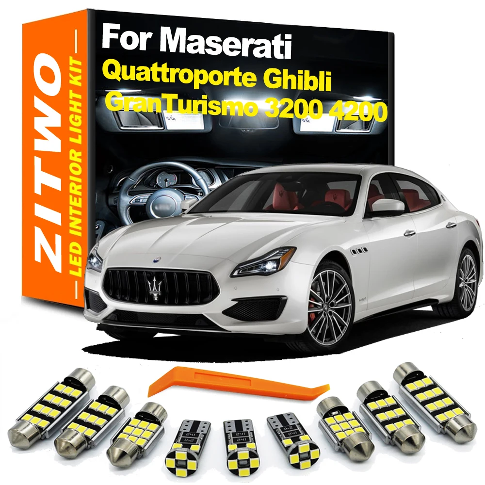 ZITWO Luces LED interiores para Maserati Quattroporte, Ghibli y GT