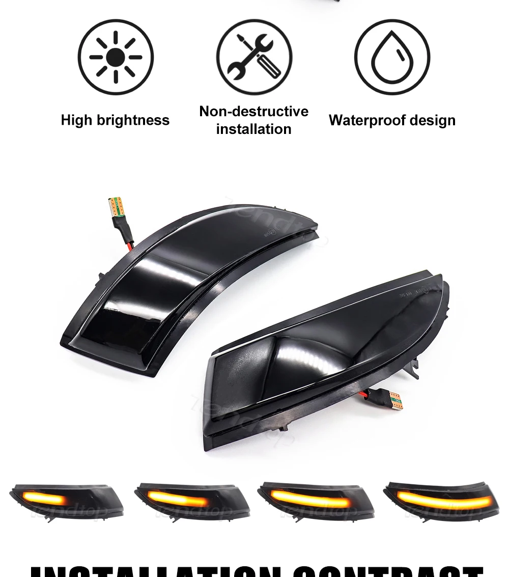 Par de luces LED para los retrovisores