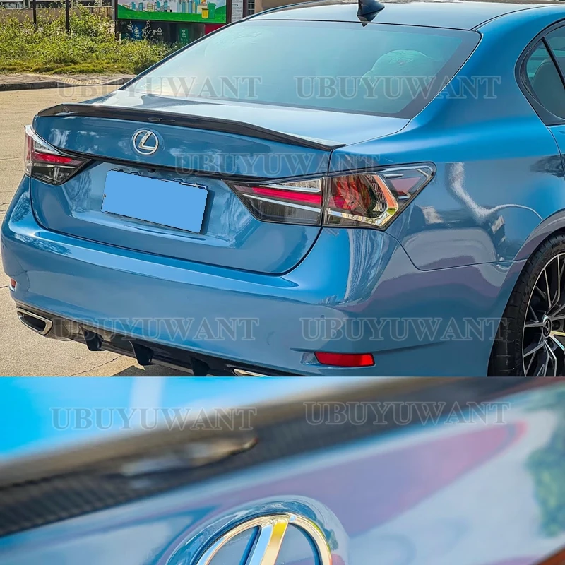 Alerón trasero de fibra de carbono para Lexus GS 2013-2016 GS300 GS350 - imagen 3