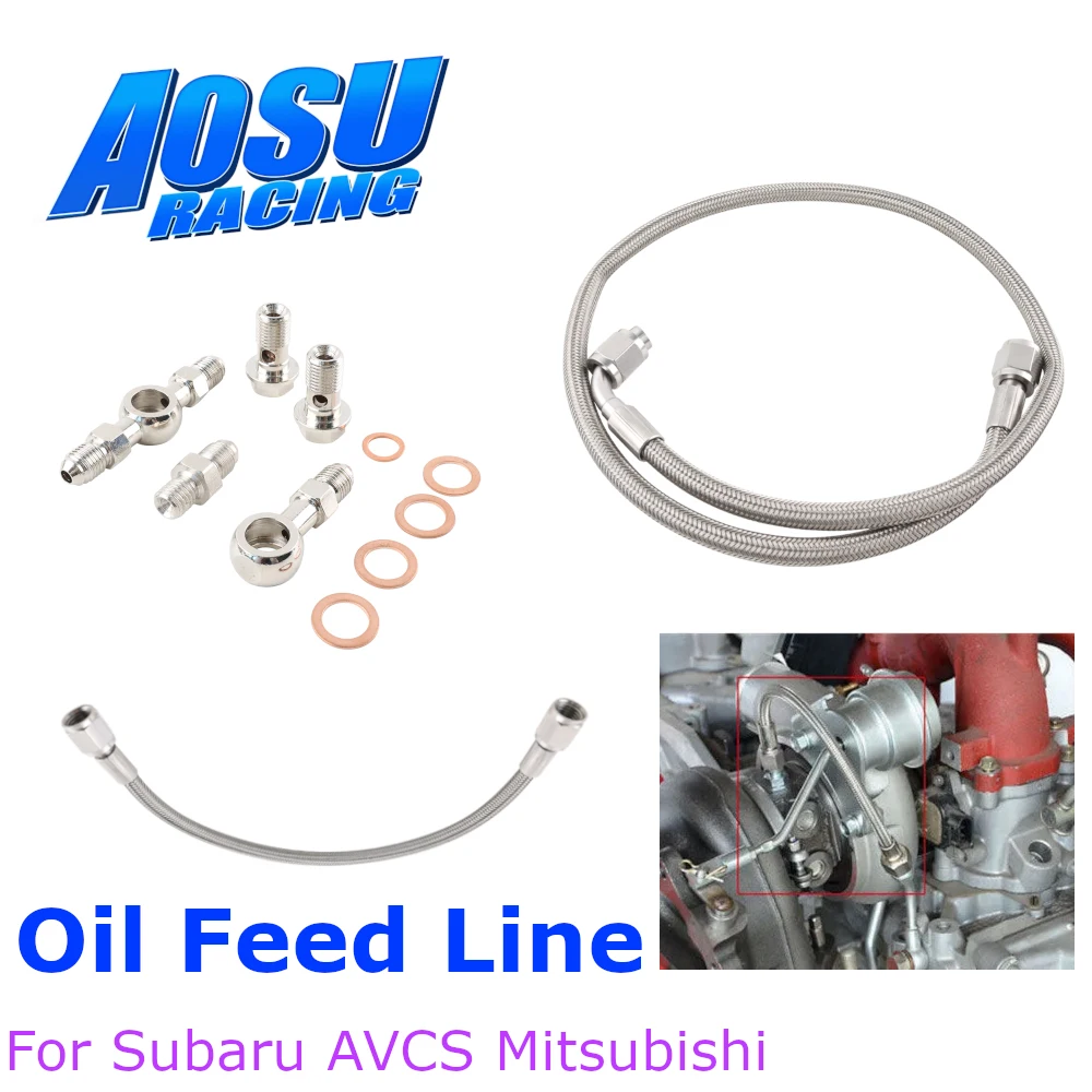 Kit línea alimentación aceite TD04 TD05 TD06 – Subaru WRX 2002-2006