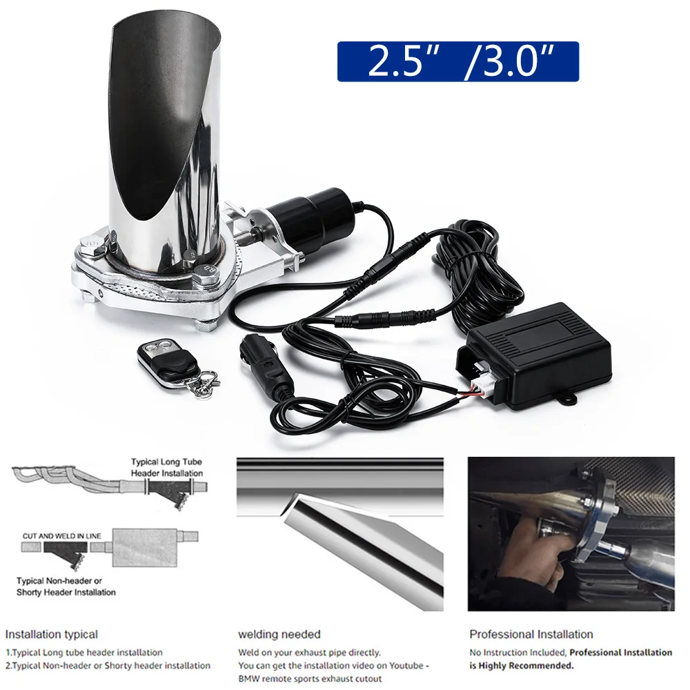 PQY-CT12/13 Válvula de escape eléctrica de acero inoxidable - imagen 2