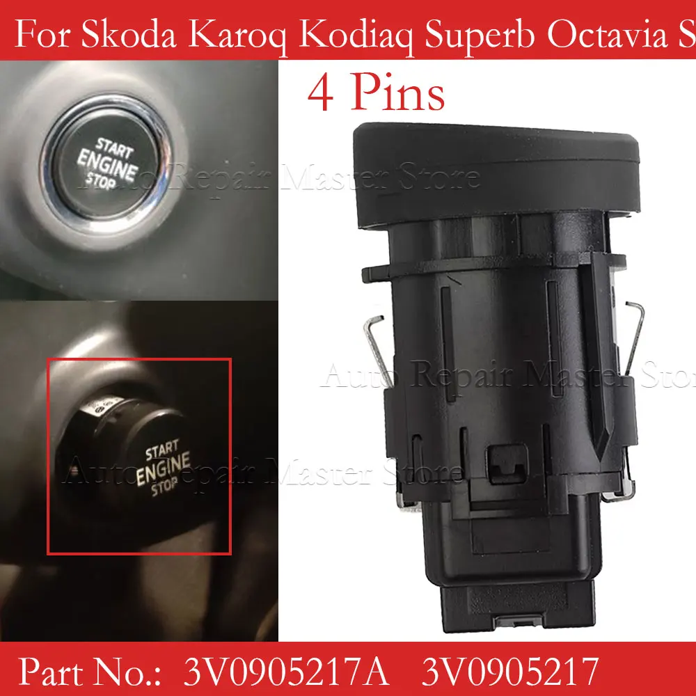 3V0905217 interruptor arranque Skoda Karoq Octavia Superb - imagen 3