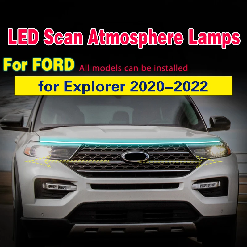 Luz LED dinámica para capó Ford Explorer 2020-2022